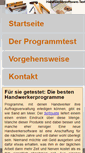 Mobile Screenshot of handwerkersoftware-test.de