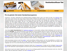 Tablet Screenshot of handwerkersoftware-test.de